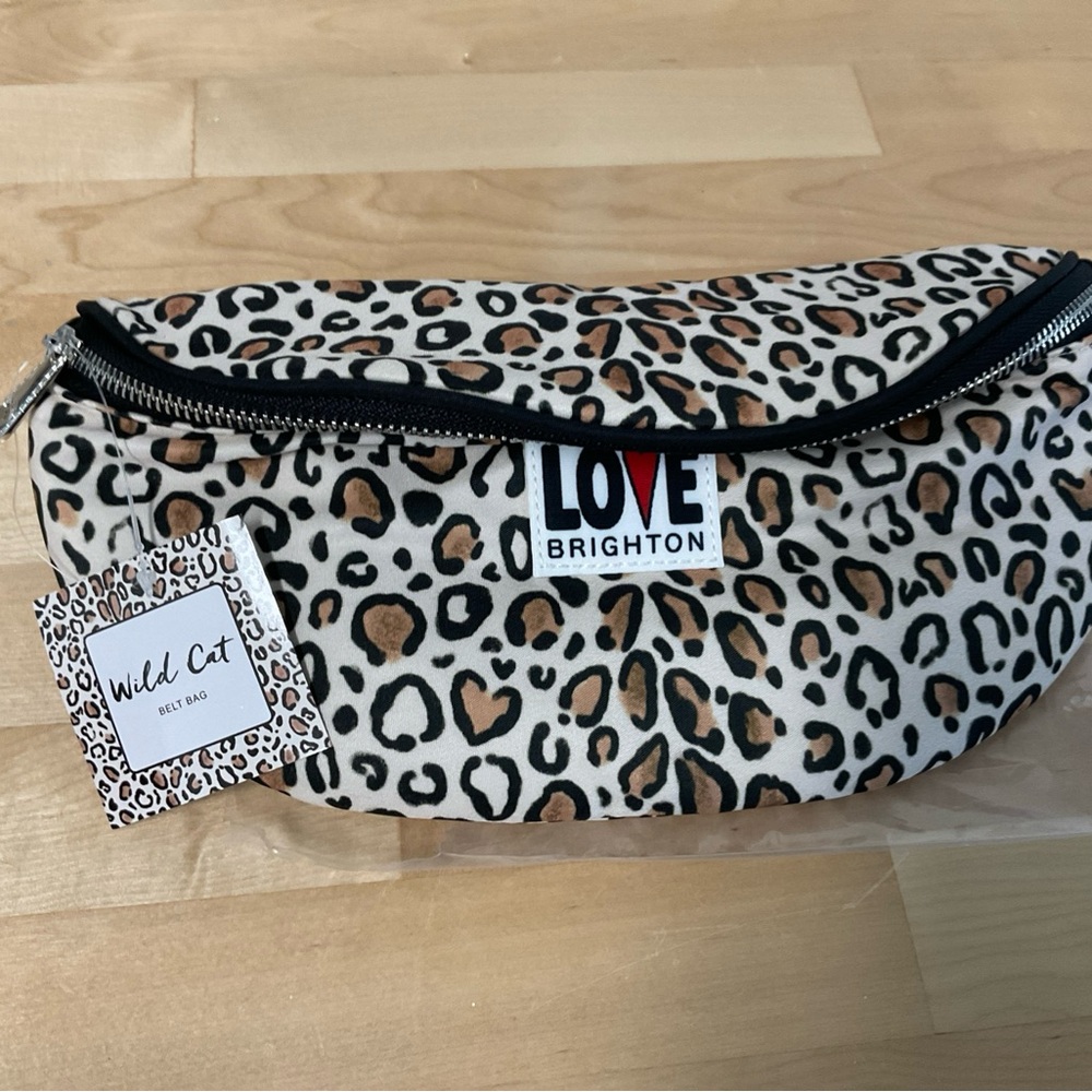 Brighton Wild Cat Print Belt Bag